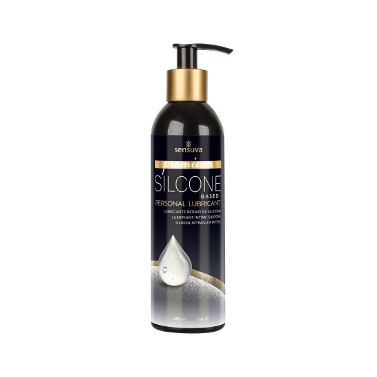 Силіконова змазка, без гліцерину, парабенів і ментолу Sensuva Premium Silicone, 240 ml