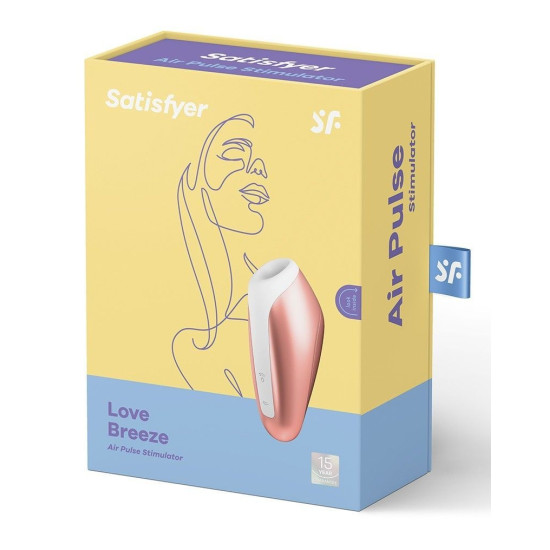 Миниатюрный вакуумный клиторальный стимулятор, медный Satisfyer Love Breeze Copper