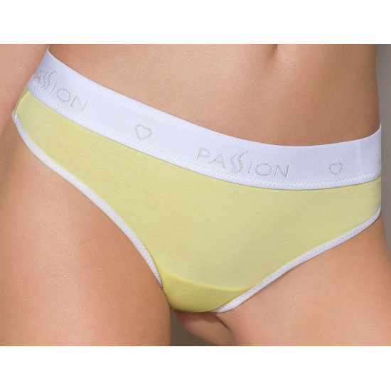 Спортивные трусики-стринги, жёлтые Passion PS007 Panties Yellow, S