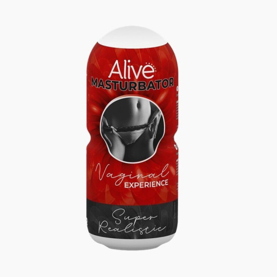 Недорогой мастурбатор-вагина Alive Vaginal Experience Red