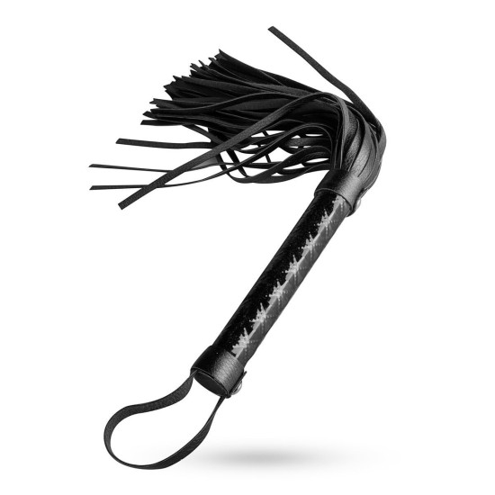 Флоггер из экокожи, черный Whipped Beat It Flogger Black