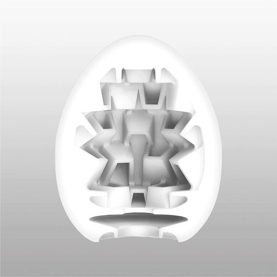 Мастурбатор-яйце з геометричним рельєфом Tenga Egg Boxy