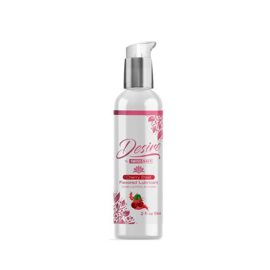 Змазка для орального сексу з вишневим смаком на водній основі Desire by Swiss Navy Cherry Blast, 59 ml