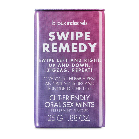 Мятные конфеты для минета и орального секса Bijoux Indiscrets Swipe Remedy