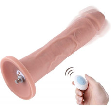 Фалоімітатор з вібрацією, довжина 25,9 см, діаметр 5,3 см Hismith 10.2″ Silicone Dildo with Vibe
