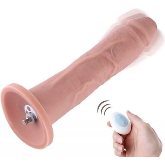 Фалоімітатор з вібрацією, довжина 25,9 см, діаметр 5,3 см Hismith 10.2″ Silicone Dildo with Vibe