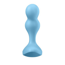 Водостойкий массажер простаты с управлением со смартфона, светло-голубой Satisfyer Deep Diver Light Blue