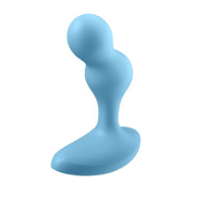 Водостойкий массажер простаты с управлением со смартфона, светло-голубой Satisfyer Deep Diver Light Blue
