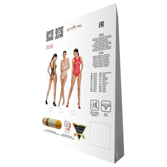 Бодистокинг, белый Passion BS086 White