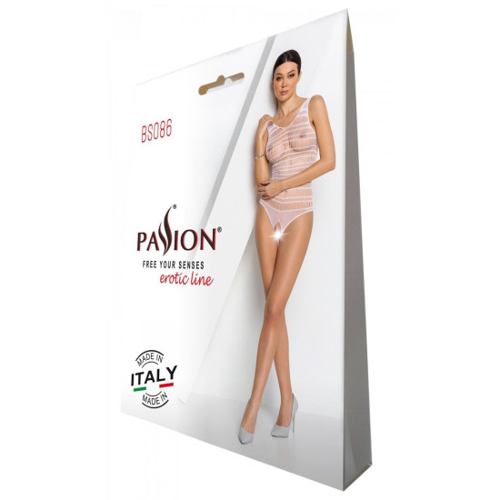 Бодистокинг, белый Passion BS086 White