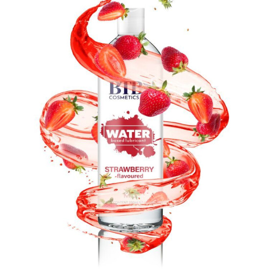 Лубрикант с клубничным ароматом на водной основе BTB Flavored Strawberry, 250 ml