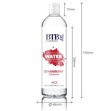 Лубрикант с клубничным ароматом на водной основе BTB Flavored Strawberry, 250 ml