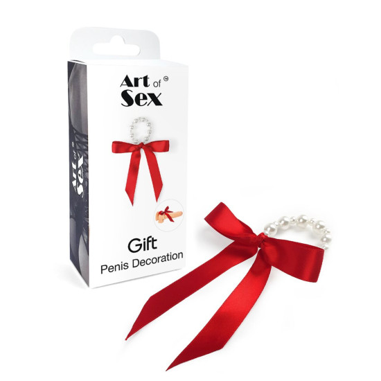 Прикраса на пеніс із перлами «Подарунок» Art of Sex Gift