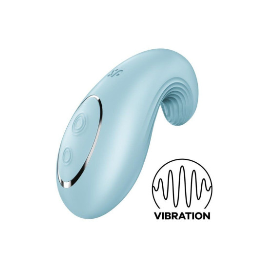 Вібратор, блакитний Satisfyer Dipping Delight Light Blue