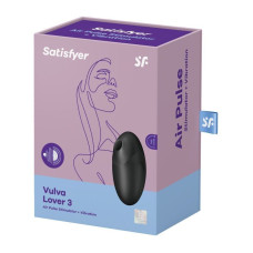 Вакуумний стимулятор, чорний Satisfyer Vulva Lover 3 Black