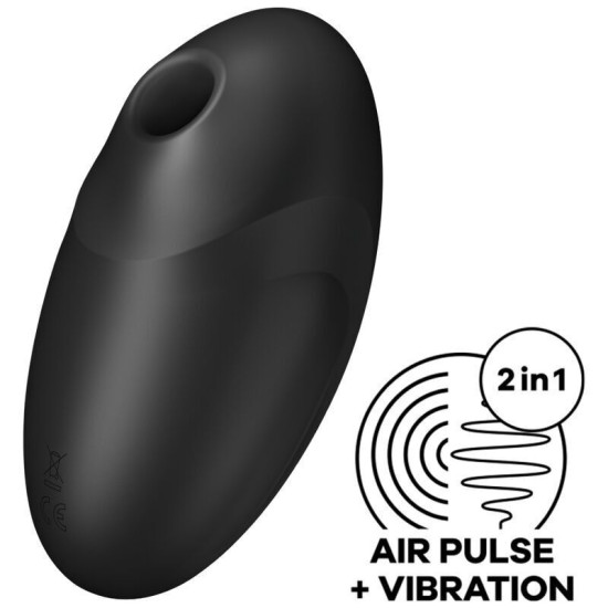Вакуумный стимулятор, черный Satisfyer Vulva Lover 3 Black