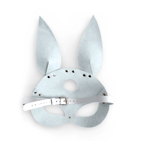 Кожаная маска зайца, белая Art of Sex Bunny Mask White