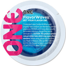 Презерватив зі смаком тропічного пуншу ONE FlavorWaves Island Punch, 1 шт.