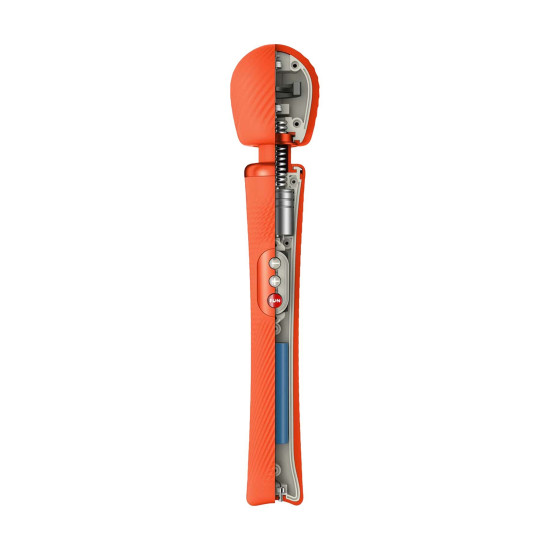Супермощный вибромассажер, до 6 часов работы, оранжевый Fun Factory VIM Vibrating Wand Sunrise Orange