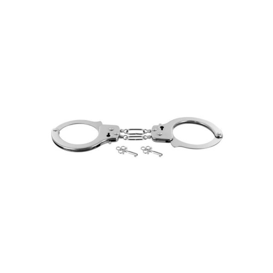 М'які металеві наручники для сексу, сріблясті Fetish Tentation Soft Adjustable Metal Wrist Cuffs