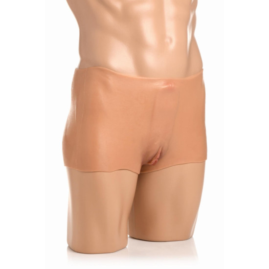 Накладна вагіна Master Series Silicone Vagina + Butt Panties Small