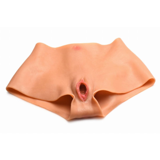 Накладна вагіна Master Series Silicone Vagina + Butt Panties Small