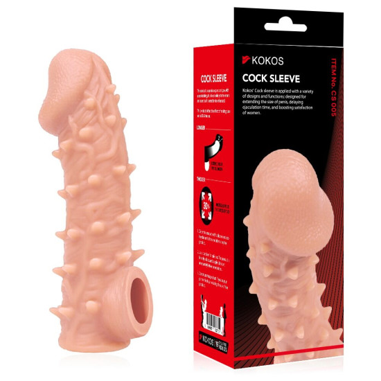 Насадка на член Kokos Cock Sleeve CS 005, L
