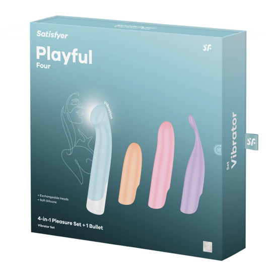 Набір вібраторів для пари Satisfyer Playful Four