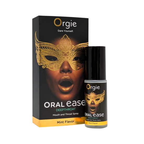 Спрей для глибокого мінета, м'ятний, без анестетиків Orgie Oral Ease Deepthroat, 15 ml