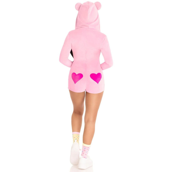 Оксамитовий комбінезон «Солодкий ведмедик» Leg Avenue Sweetheart Bear Velvet Romper, M