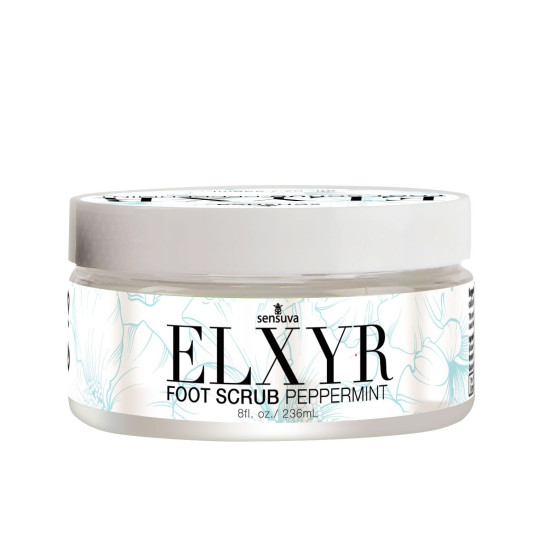 Скраб для ніг із м'ятним ароматом Sensuva ELXYR Foot Scrub Peppermint, 236 ml