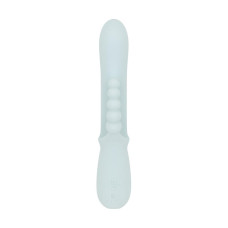 Вибратор с тройной стимуляцией из мягкого силикона, голубой Good Vibes Only Sage Triple Stimulation Vibe Soft Silicone Blue