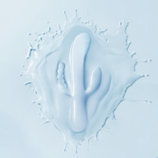 Вибратор с тройной стимуляцией из мягкого силикона, голубой Good Vibes Only Sage Triple Stimulation Vibe Soft Silicone Blue