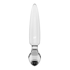 Тристоронній скляний ділдо Satisfyer Triple Crystal 1 Transparent