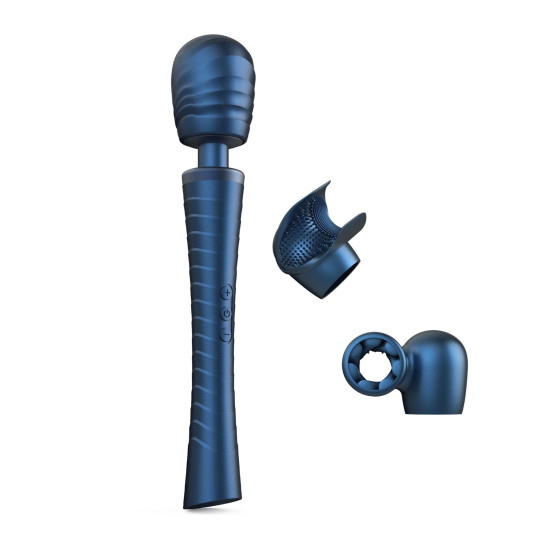 Вібромасажер, синій Manwan Man.Wand Edgy Stellar Blue