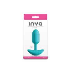 Анальна пробка з вібрацією, бірюзова NS Novelties INYA - Pulse - Teal
