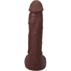 Кончающий фаллоимитатор, длина 24.1 см Doc Johnson The Realistic Cock ULTRASKYN - Squirting 9,5 Inch Chocolate