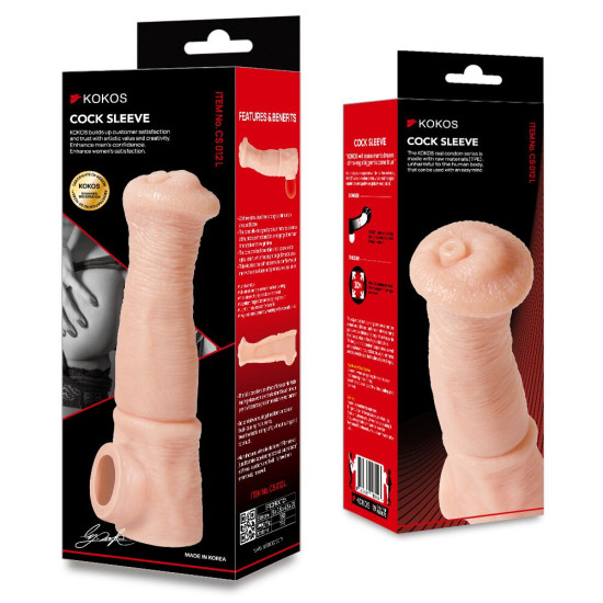 Насадка на член Kokos Cock Sleeve CS 012, L