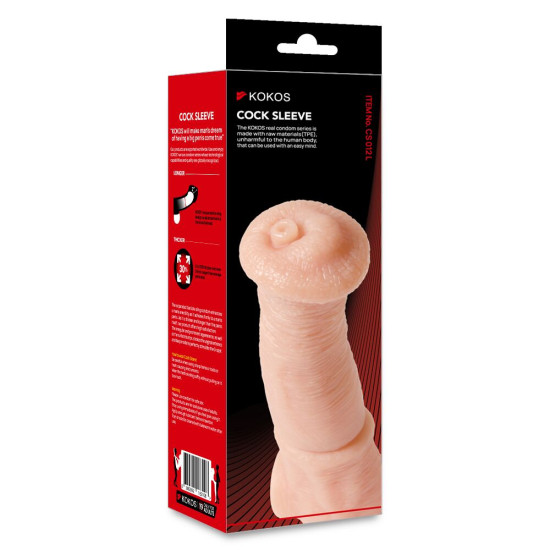 Насадка на член Kokos Cock Sleeve CS 012, L