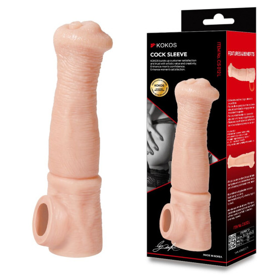 Насадка на член Kokos Cock Sleeve CS 012, L