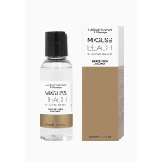 Смазка с ароматом кокоса на силиконовой основе MixGliss BEACH NOIX DE COCO, 50 ml