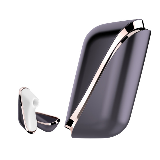 Вакуумний кліторальний стимулятор з корпусом-чохлом на магнітах Satisfyer Traveler