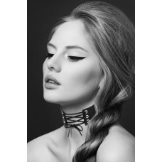Чокер со шнуровкой из экокожи Bijoux Pour Toi Lacet
