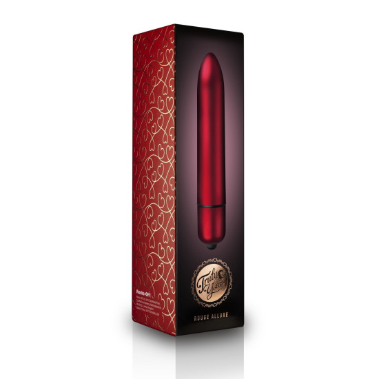 Вібратор довжиною 16 см кольору червоного зачарування Rocks Off RO-160mm 10 Rouge Allure