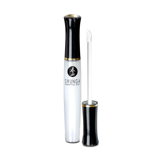 Возбуждающий блеск для губ с эффектом покалывания и вкусом кокоса Shunga LIPGLOSS Coconut Water, 10 ml