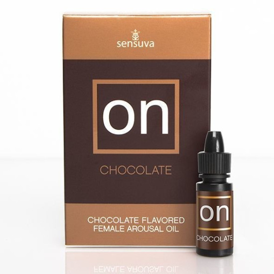 Sensuva ON Arousal Oil for Her Chocolate, 5 ml - смазка для клитора со вкусом шоколада