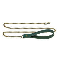 Премиум поводок из натуральной кожи в подарочной упаковке, зеленый Lovecraft Premium Leash Green