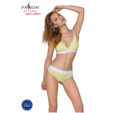 Спортивные трусики-стринги, жёлтые Passion PS007 Panties Yellow, XL
