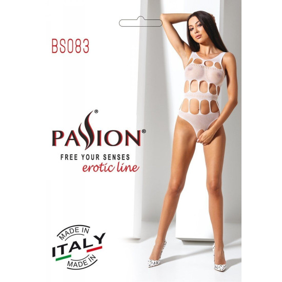Бодистокинг, белый Passion BS083 White