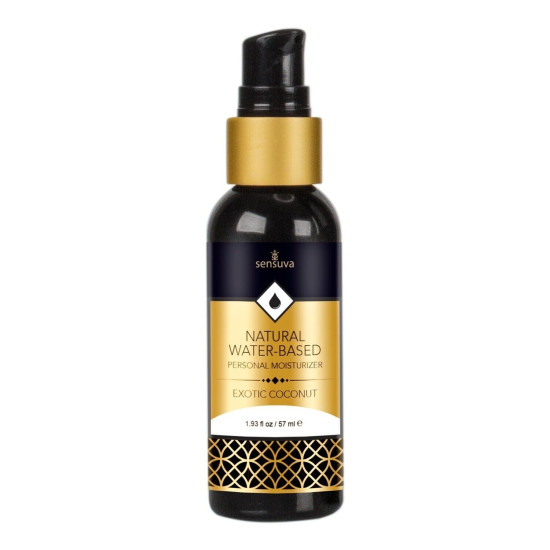 Съедобная смазка со вкусом кокоса на водной основе Sensuva Natural Water-Based Exotic Coconut, 57 ml